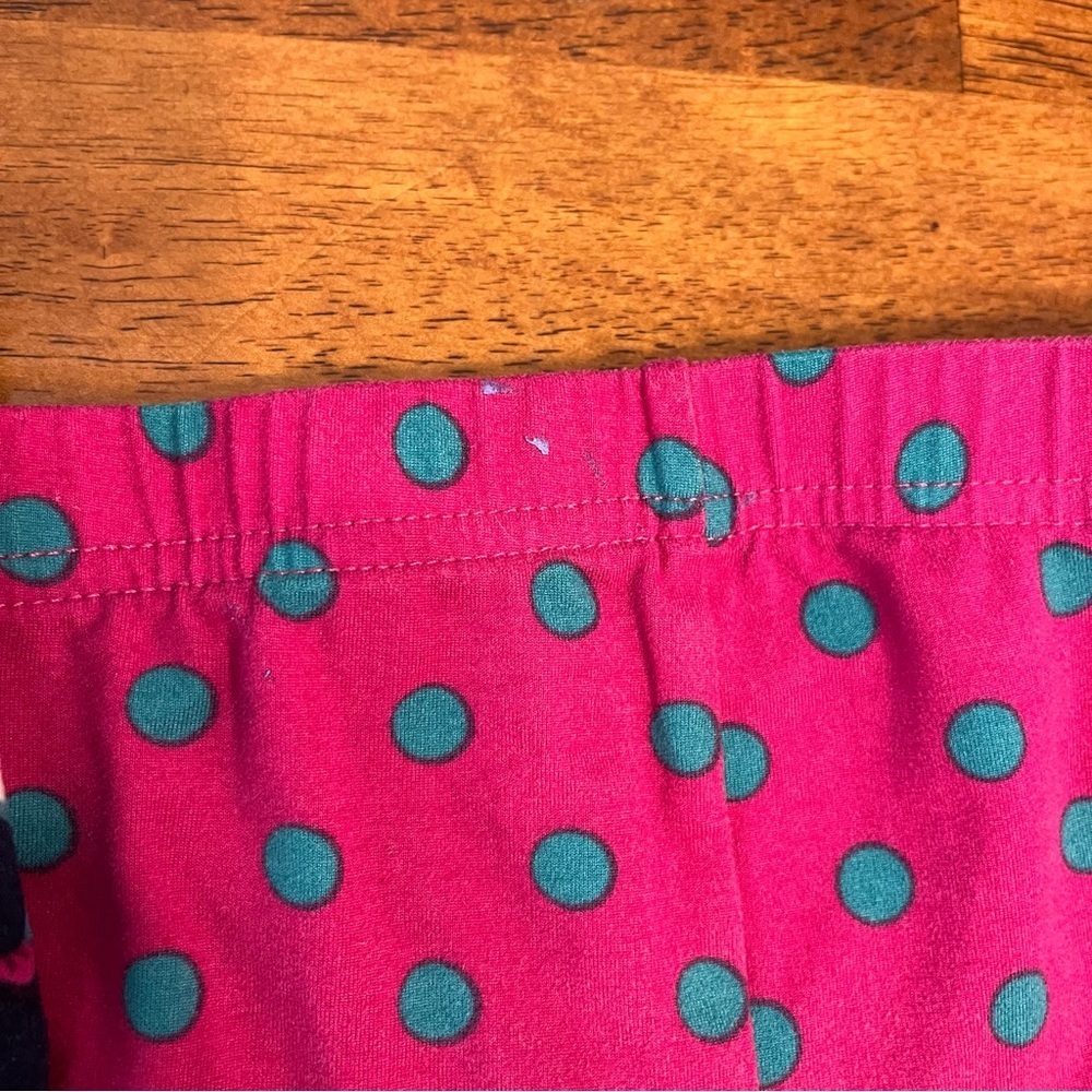 Matilda Jane Navy Pink Pajama Set with Playful Patterns winter ice skate size 4 - Picture 10 of 13